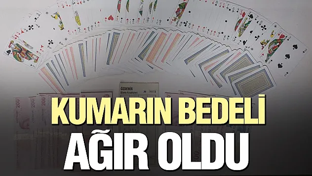 Samsun'da kumar oynayan 5 kişiye ceza yağdı