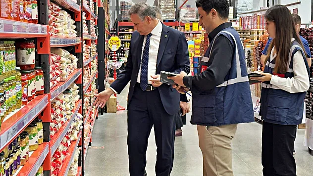 Samsun'da marketlerde fiyat ve etiket denetimi