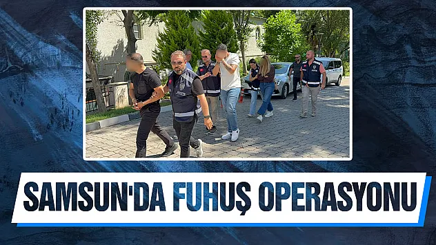 Samsun'da masaj salonuna operasyon