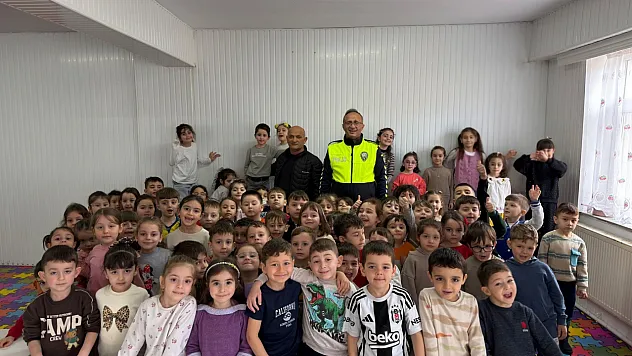 Samsun'da miniklere trafik eğitimi verildi