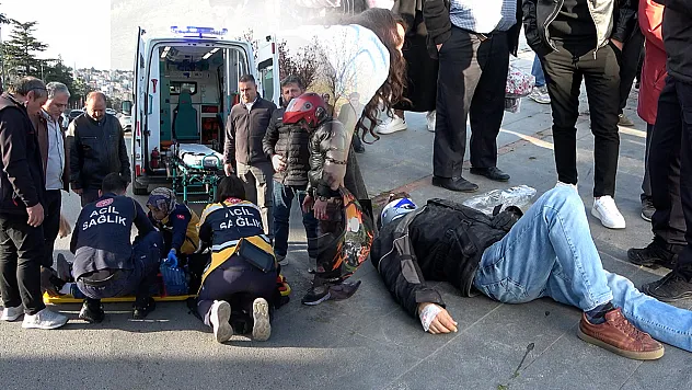 Samsun'da motosiklet ile scooter çarpıştı: 2 yaralı