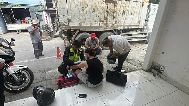 Samsun'da motosiklet kazası: 1 yaralı