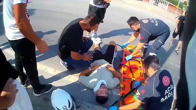 Samsun'da motosiklet kazası: Köprü üzerinde çarpıştılar, 2 kişi yaralandı