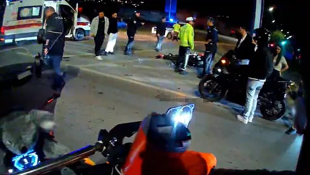 Samsun'da motosiklet kazası