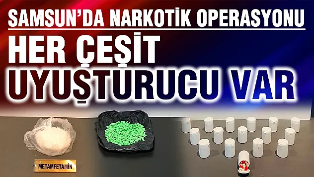 Samsun'da Narkotik Operasyonu: Çok Sayıda Uyuşturucu Madde Ele Geçirildi