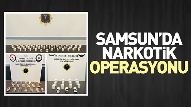 Samsun'da Narkotik Operasyonu