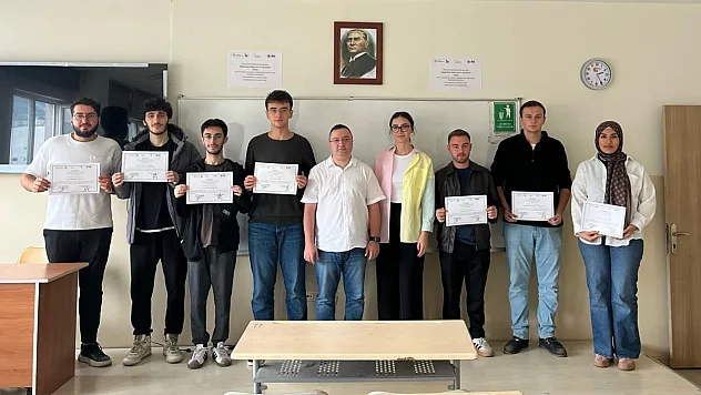 Samsun'da öğrencilere CAD/CAM eğitimi: Sertifikalar verildi