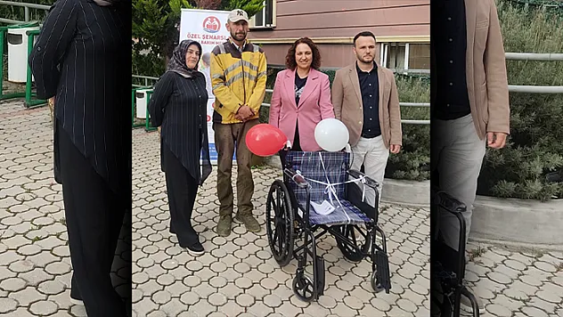 Samsun'da örnek uzlaşma: Tehdit soruşturması tekerlekli sandalye bağışıyla tatlıya bağlandı