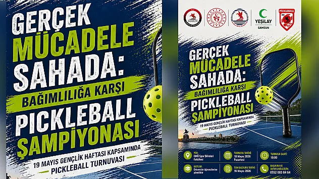 Samsun'da Pickleball Şampiyonası düzenlenecek