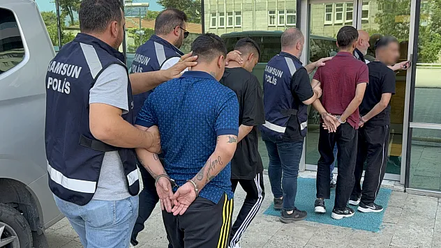 Samsun'da rapçi Yüşa Keskin'e klip operasyonu