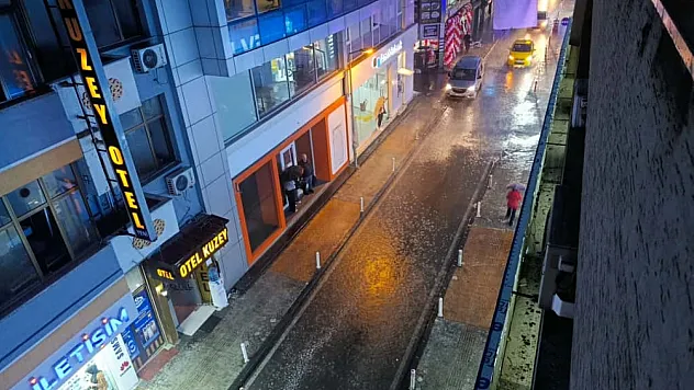 Samsun'da sağanak etkili oldu