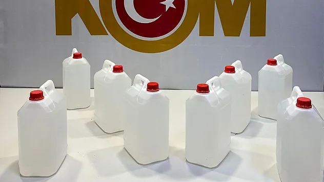 Samsun'da sahte içki operasyonunda 1 zanlı yakalandı