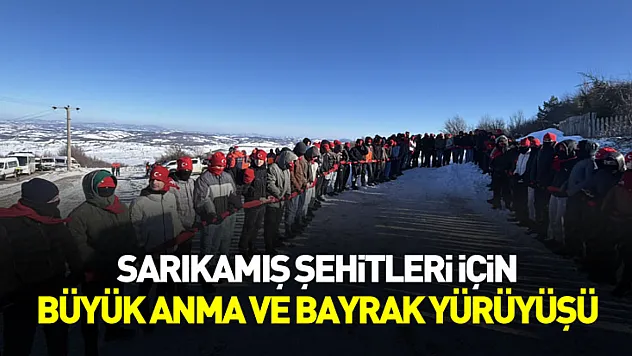 Samsun'da Sarıkamış Şehitleri İçin Anma Programı ve Bayrak Yürüyüşü Düzenlendi