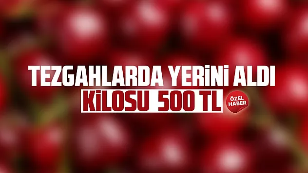 Samsun'da sezonun ilk kirazı tezgahlarda