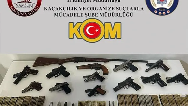 Samsun'da silah ticareti ve düğün magandalığı operasyonu