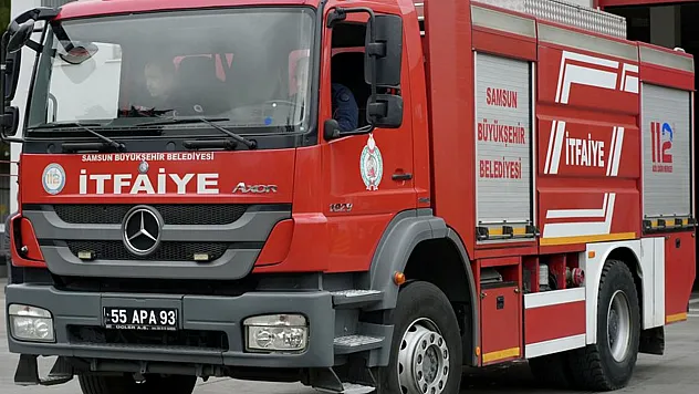 Samsun'da Su Deposunda yangın paniği