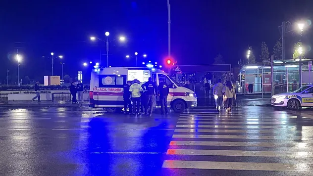 Samsun'da SUV aracın çarptığı yaya yaralandı