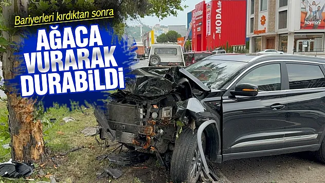 Samsun'da SUV ile otomobil çarpıştı 2 sürücü yaralandı