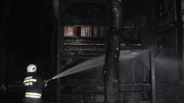 Samsun'da Tarihi Konakta Üzücü Yangın