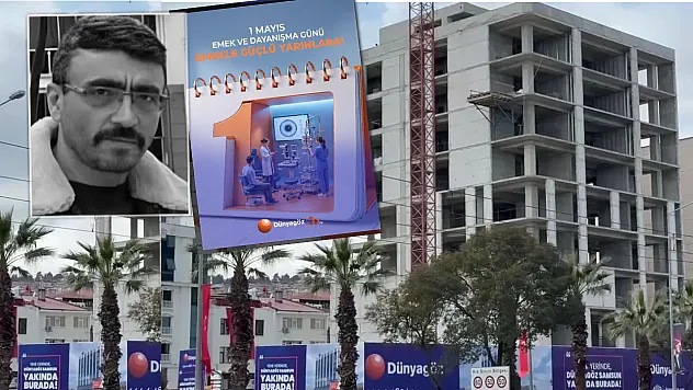 Samsun'da taziye yayınlamayan Dünyagöz Hastanesi 1 Mayıs'ı kutladı