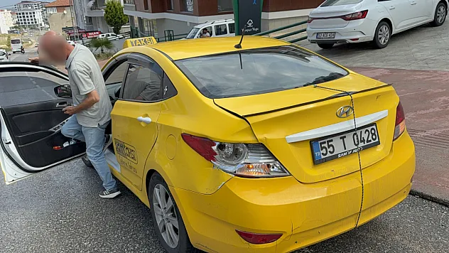 Samsun'da trafik kazası 1 yaralı