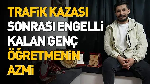 Samsun'da trafik kazasında engelli kalan öğretmen hayata müzikle tutunuyor