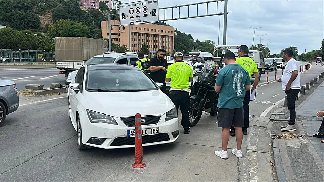 Samsun'da trafik kazasında maddi hasar meydana geldi