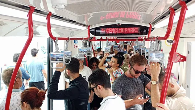 Samsun'da Tramvaylarda Klima Çilesi