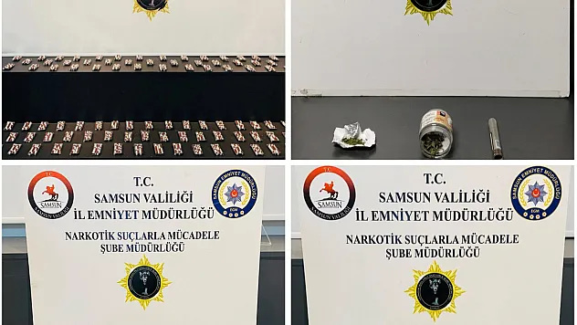Samsun'da uyuşturucu operasyonu: 5 zanlı yakalandı