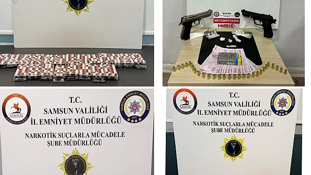 Samsun'da uyuşturucu operasyonu