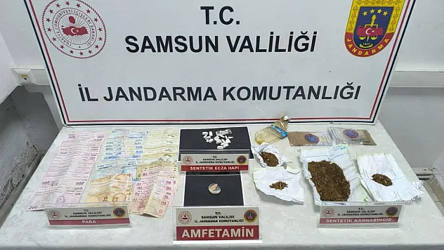Samsun'da uyuşturucu operasyonu: 4 gözaltı