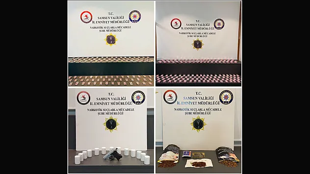 Samsun'da uyuşturucu operasyonu: 11 gözaltı