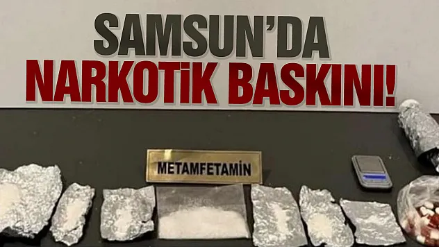 Samsun'da uyuşturucu operasyonu: 4 şüpheli yakalandı