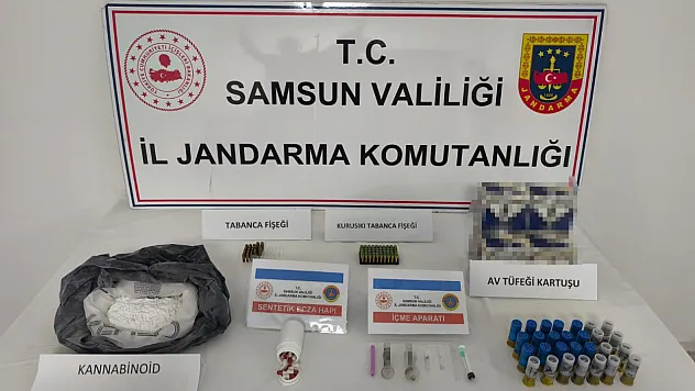 Samsun'da uyuşturucu operasyonu