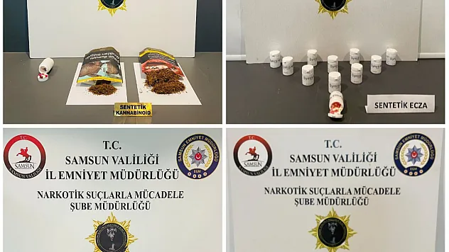 Samsun'da uyuşturucuya darbe: 12 şüpheli gözaltında