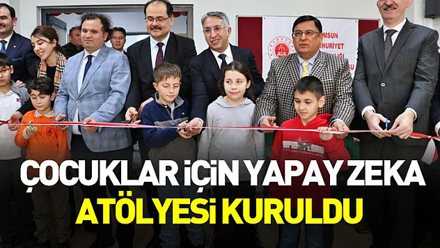 Samsun'da uzlaşmayla çocuklara yapay zeka atölyesi