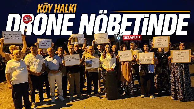 Samsun'da Yalı ve Çınarlık Mahallelerinde 'drone ile ilaçlama' gerilimi