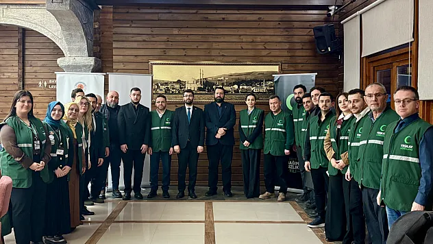 Samsun'da Yeşilay gönüllüleri iftar programında buluştu