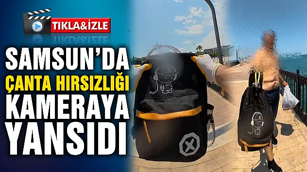 Samsun'da Yüzen Adamın Çantasını Alıp Kaçmaya Çalıştı