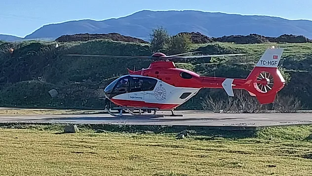 Samsun'da zamanla yarış! Kalp Krizi Geçiren Hasta İçin Ambulans Helikopter Havalandı!