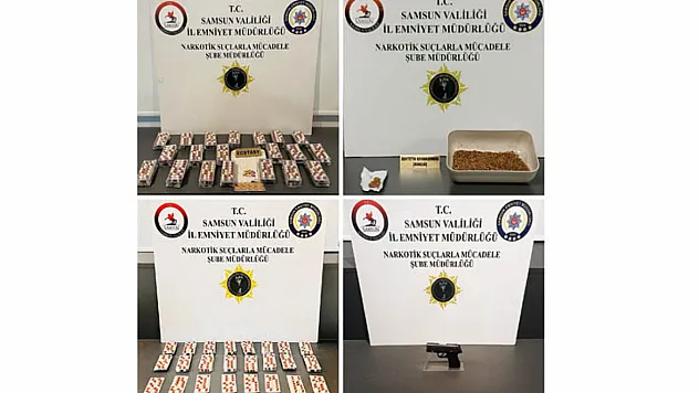 Samsun'da zehir tacirlerine darbe: 8 gözaltı