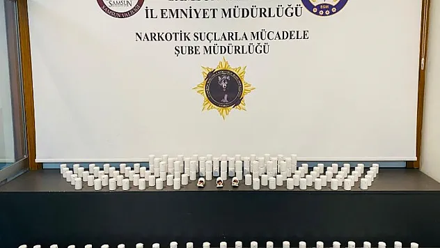 Samsun'da zehir tacirlerine geçit yok! Binlerce uyuşturucu ele geçirildi!