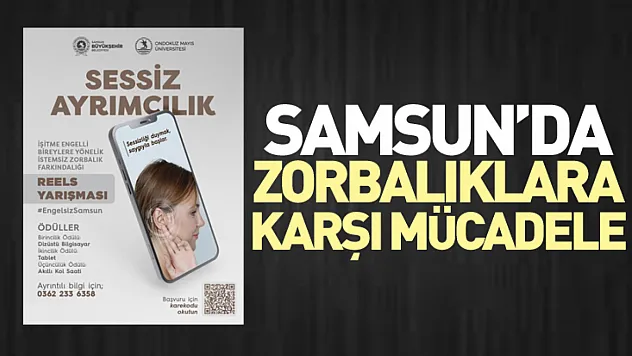 Samsun'da zorbalıklara karşı mücadele