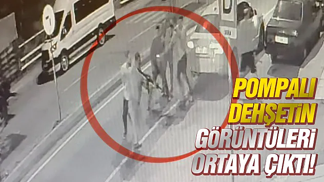 Samsun'daki pompalı saldırının kamera görüntüleri ortaya çıktı