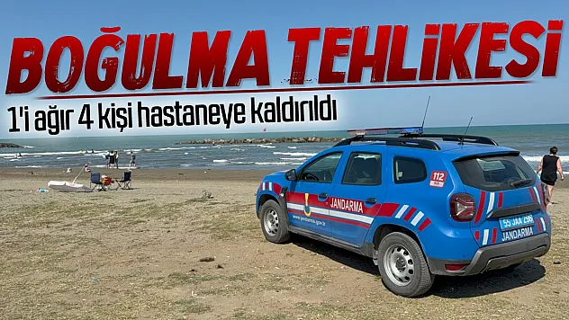 Samsun Dereköy'de aynı noktada peş peşe boğulma tehlikesi