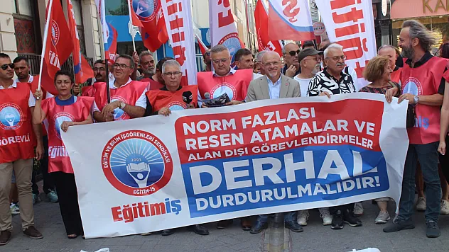 Samsun Eğitim-iş Bakan Tekin'e seslendi 'Uygulamalar durdurulsun'