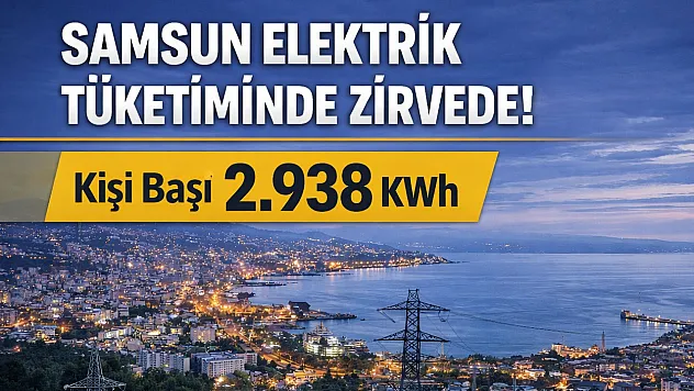 Samsun elektrik tüketiminde zirvede!