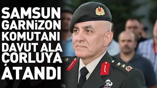 Samsun garnizonunda görev değişimi