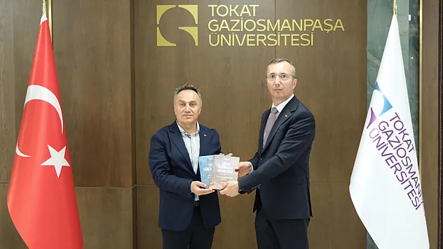 Samsun İl Emniyet Müdürlüğüne atanan Faruk Aydın'dan TOGÜ Rektörü Yılmaz'a veda ziyareti