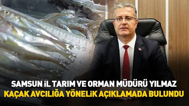 Samsun İl Tarım ve Orman Müdürü Kemal Yılmaz, kaçak avcılığa yönelik açıklamada bulundu